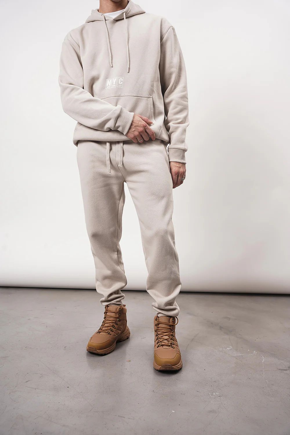 Pantalón Deportivo C/Puño - Beige