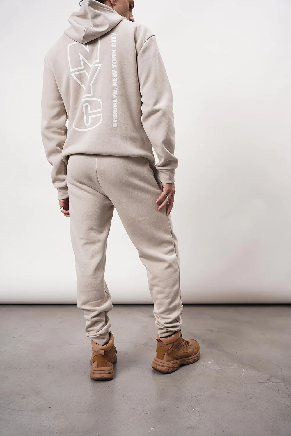 Pantalón Deportivo C/Puño - Beige