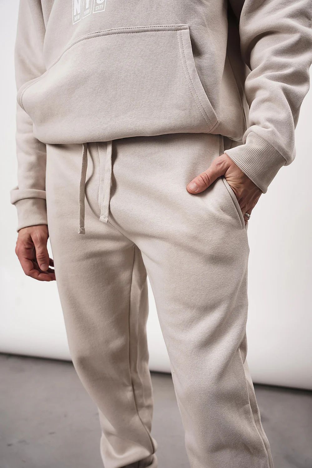 Pantalón Deportivo C/Puño - Beige