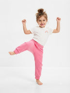 Pantalon Deportivo S/Felpa - Rosa