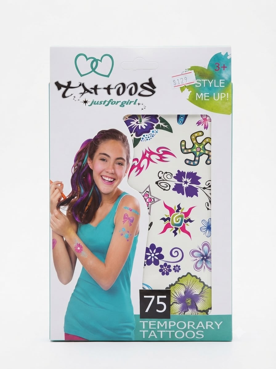 Tatuajes set 75 unidades