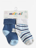Pack Medias 0-3 Meses Bebe X2 - Azul