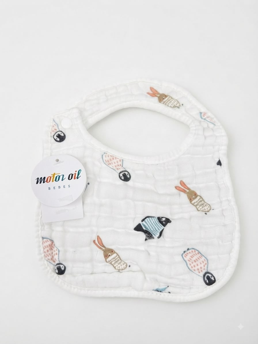 Set 3 Baberos Muselina