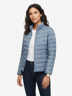 Campera Capitoneada Mujer - Azul