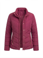 Campera Capitoneada C/Broche - Bordo