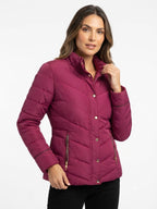Campera Capitoneada C/Broche - Bordo