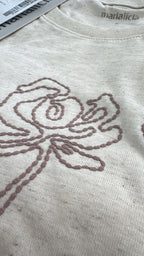 Remera estampado floral Marialícia - Beige