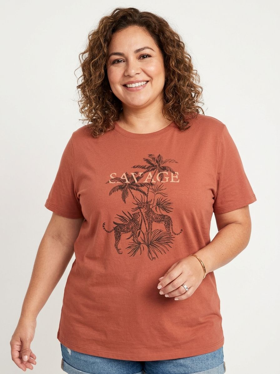 Remera savage Marialicia - Terracota