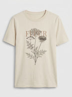 Remera Fleur Marialicia - Beige