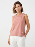 Camiseta con aberturas Marialícia- Rosa