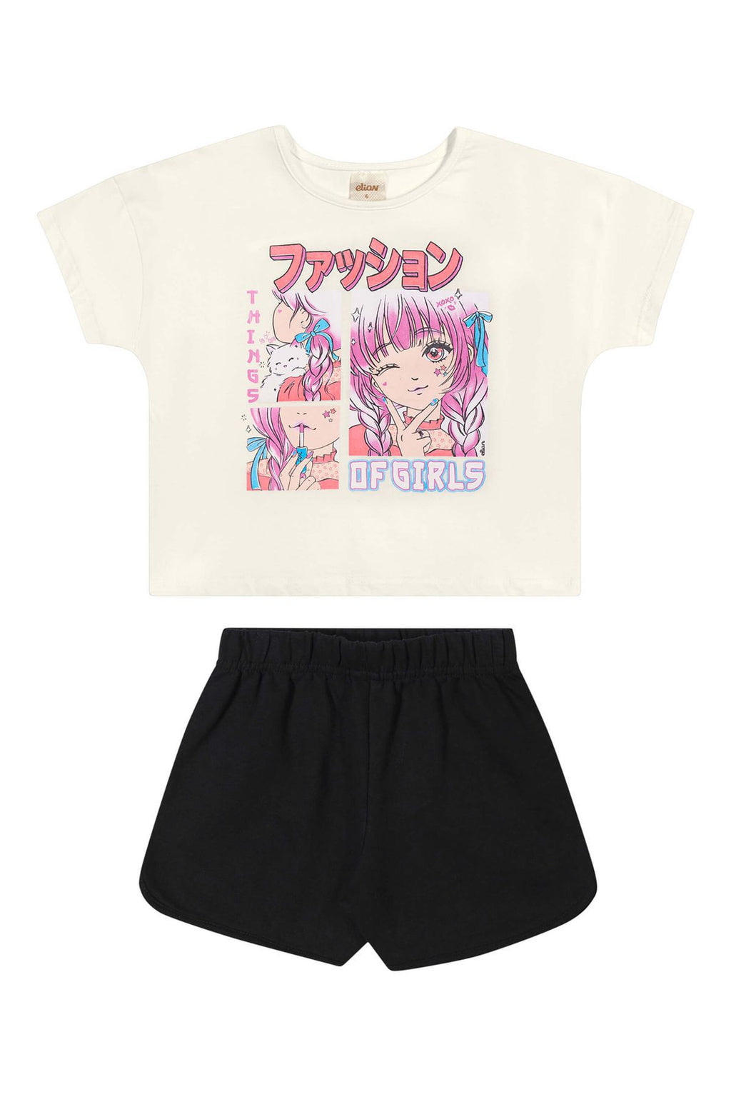 Conjunto Anime Elian - Blanco