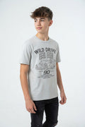 Camiseta Wild Drive Elian Beats - Blanco