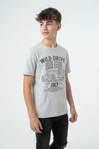 Camiseta Wild Drive Elian Beats - Blanco