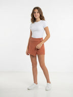 Pollera Short Elian Beats - Rosa
