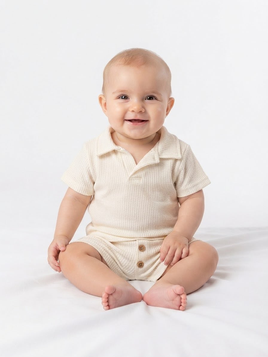 Conjunto Polo Coloritta - Beige