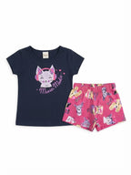 Conjunto Mode Elian - Azul/Rosa