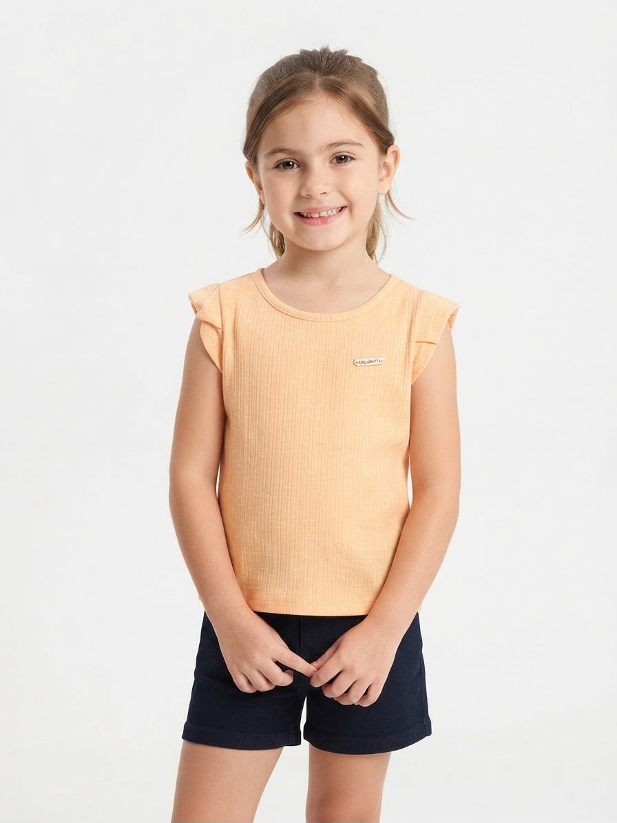 Blusa Moños Coloritta - Amarillo