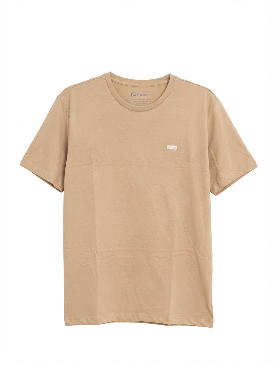 Remera Lisa Fico - Beige