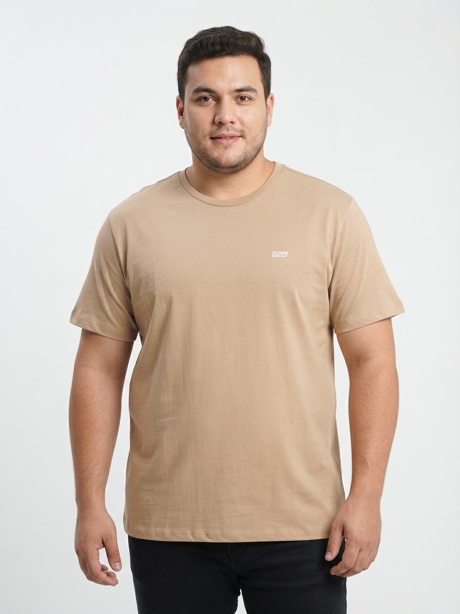 Remera Lisa Fico - Beige