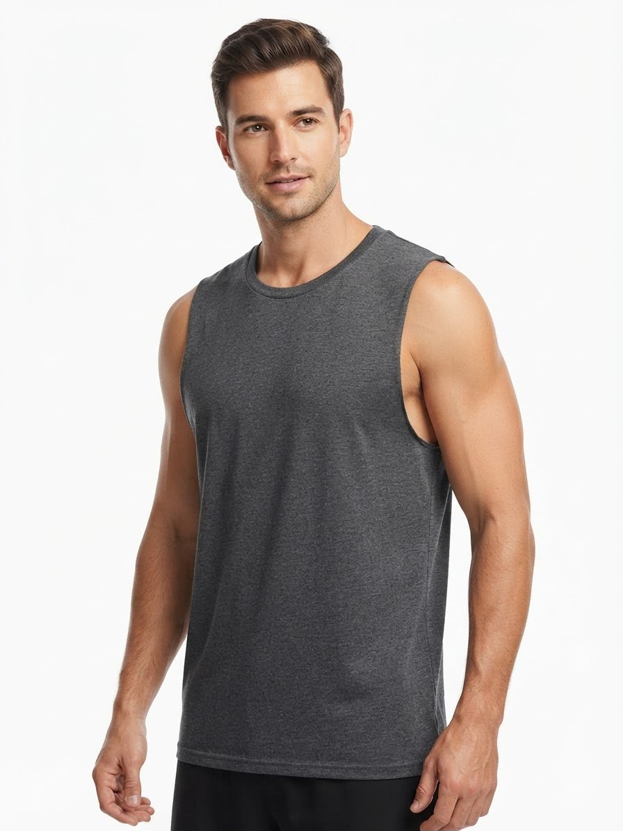 Musculosa Basica Fico - Gris Oscuro