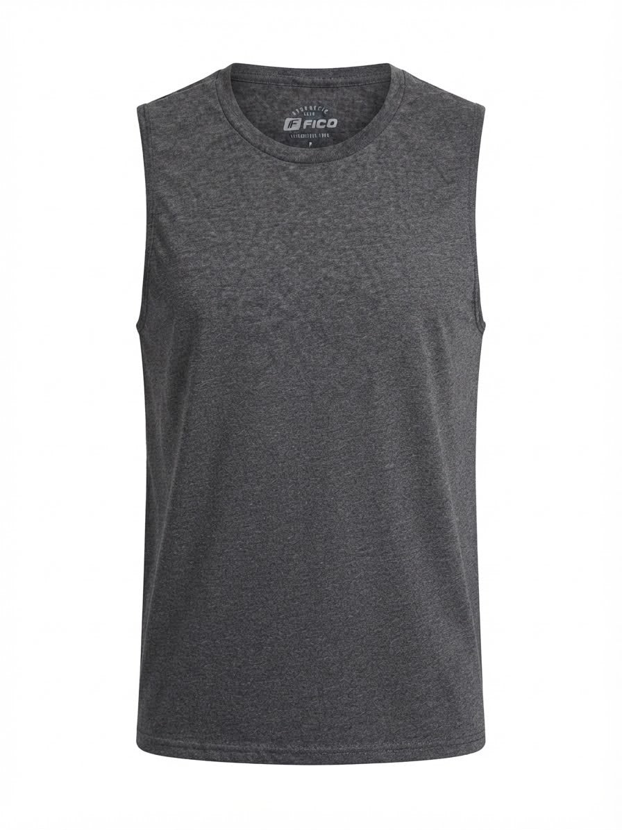 Musculosa Basica Fico - Gris Oscuro