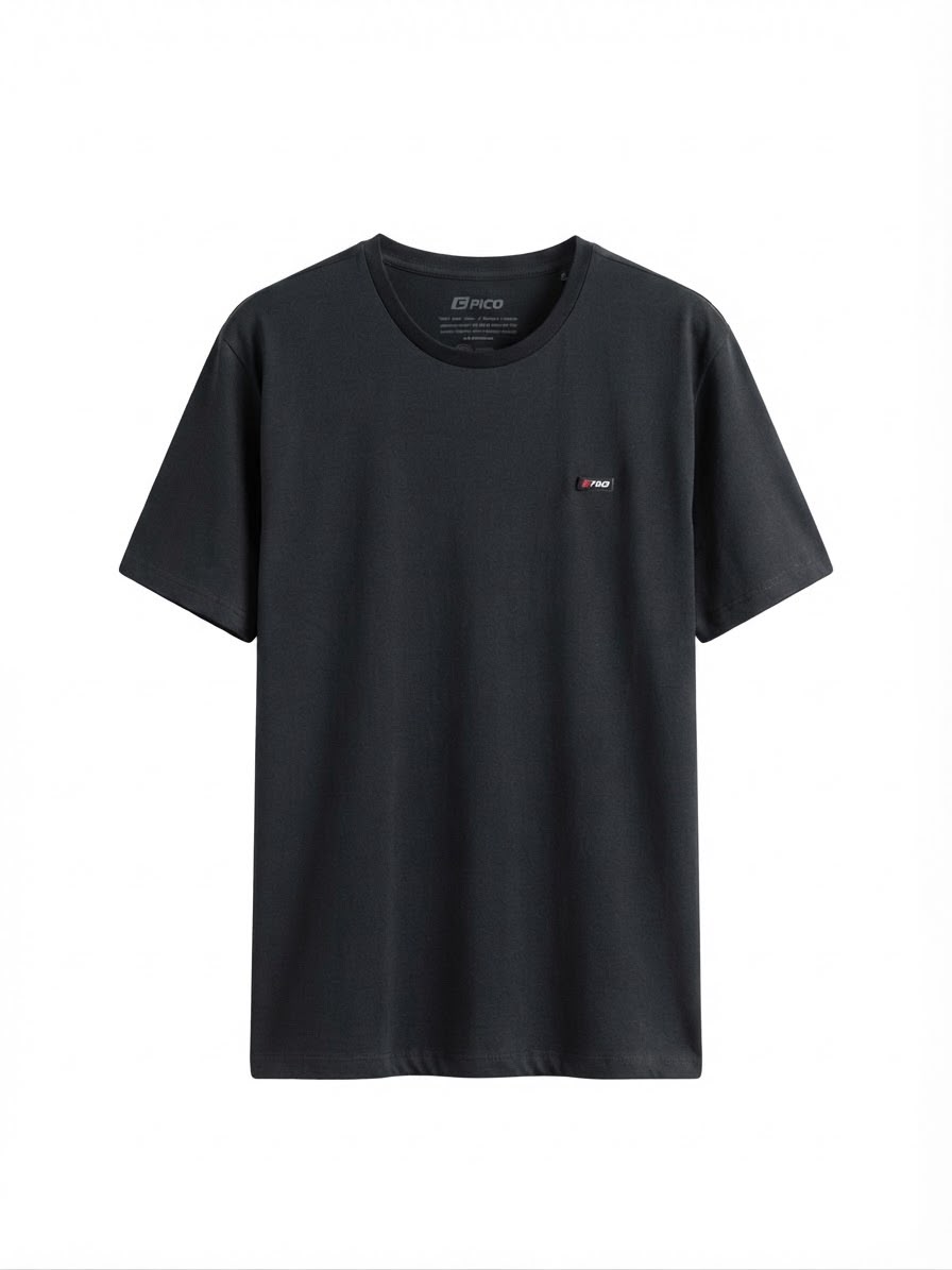 Remera Básica Fico - Preto