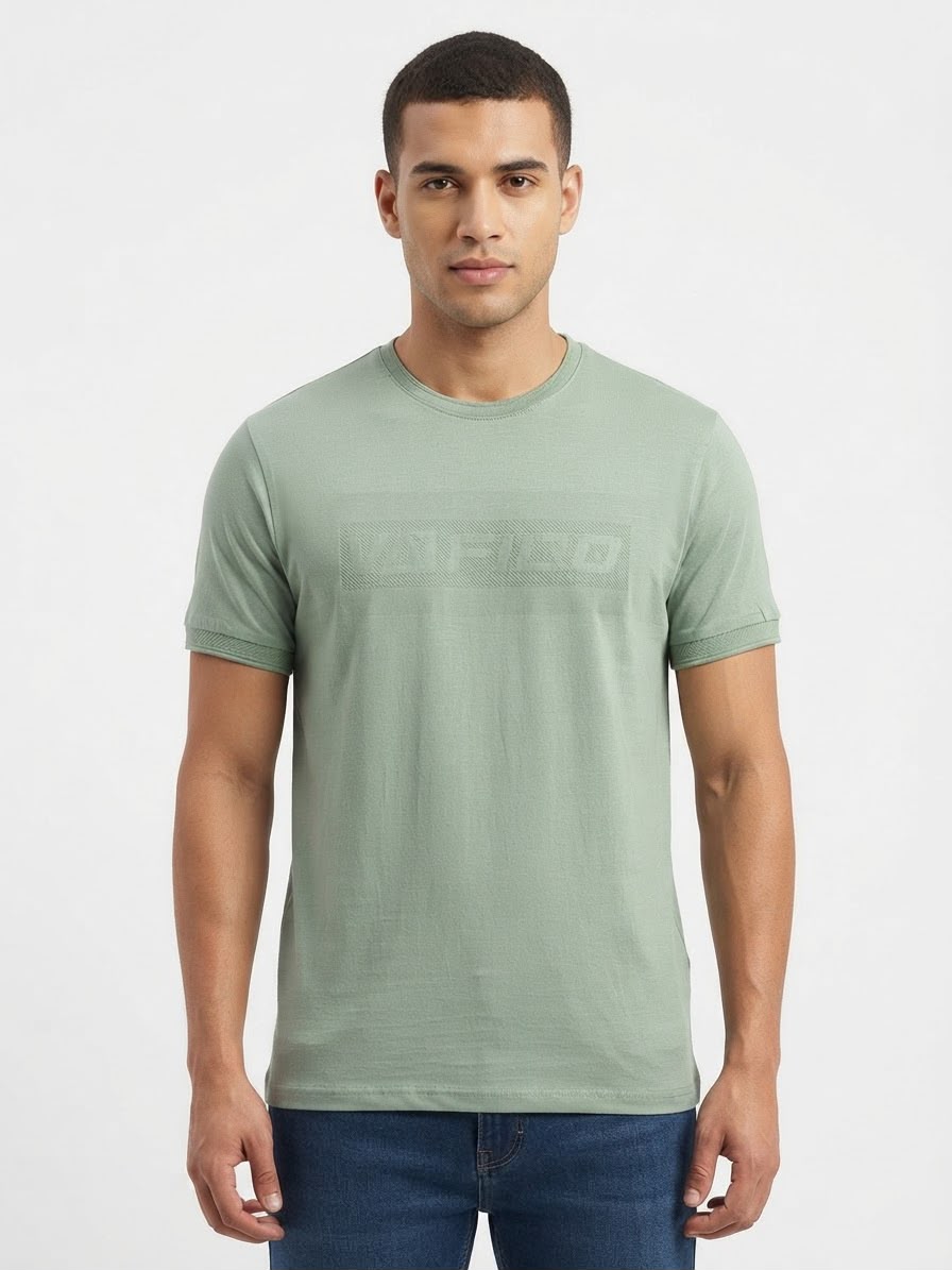 Remera Estampa Fico - Verde
