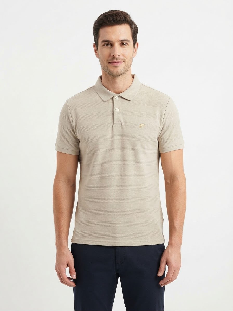 Remera Polo Fico - Beige
