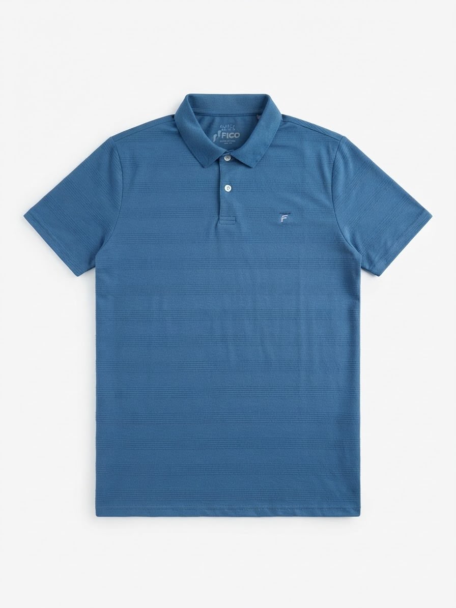 Remera Polo Fico - Azul