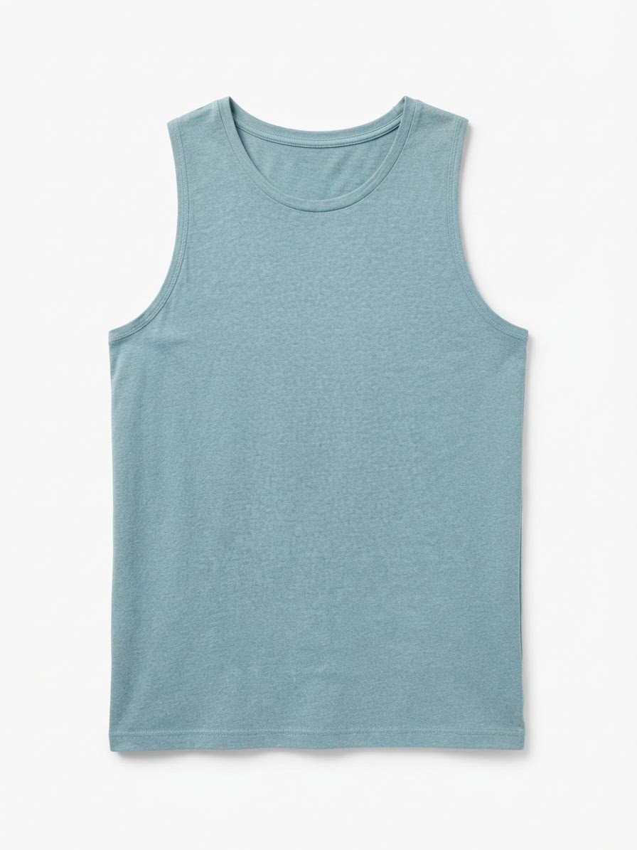 Musculosa Basica Fico - Celeste