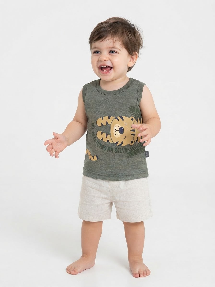 Musculosa Tiger Pulla Bulla - Verde