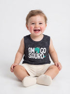 Musculosa Doisoaurio - Preto