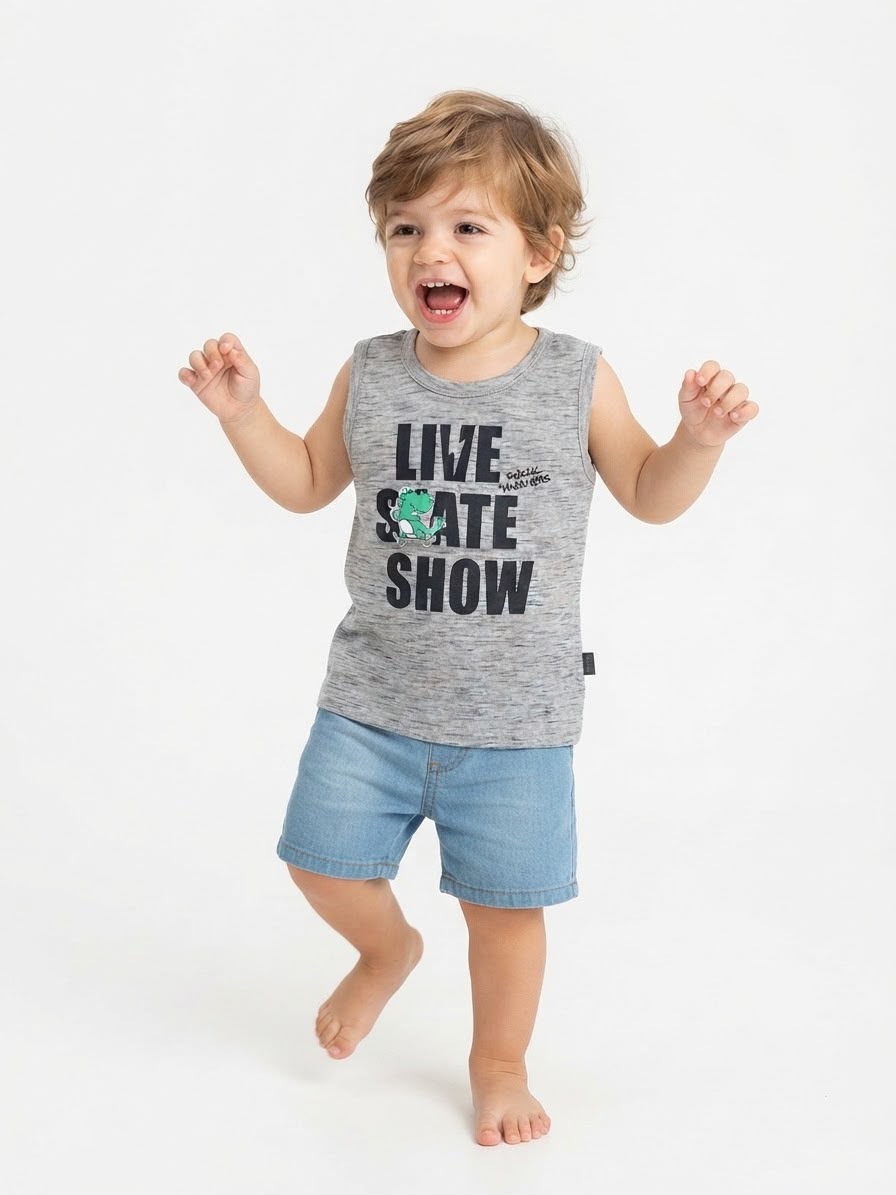 Musculosa Skate Show - Gris