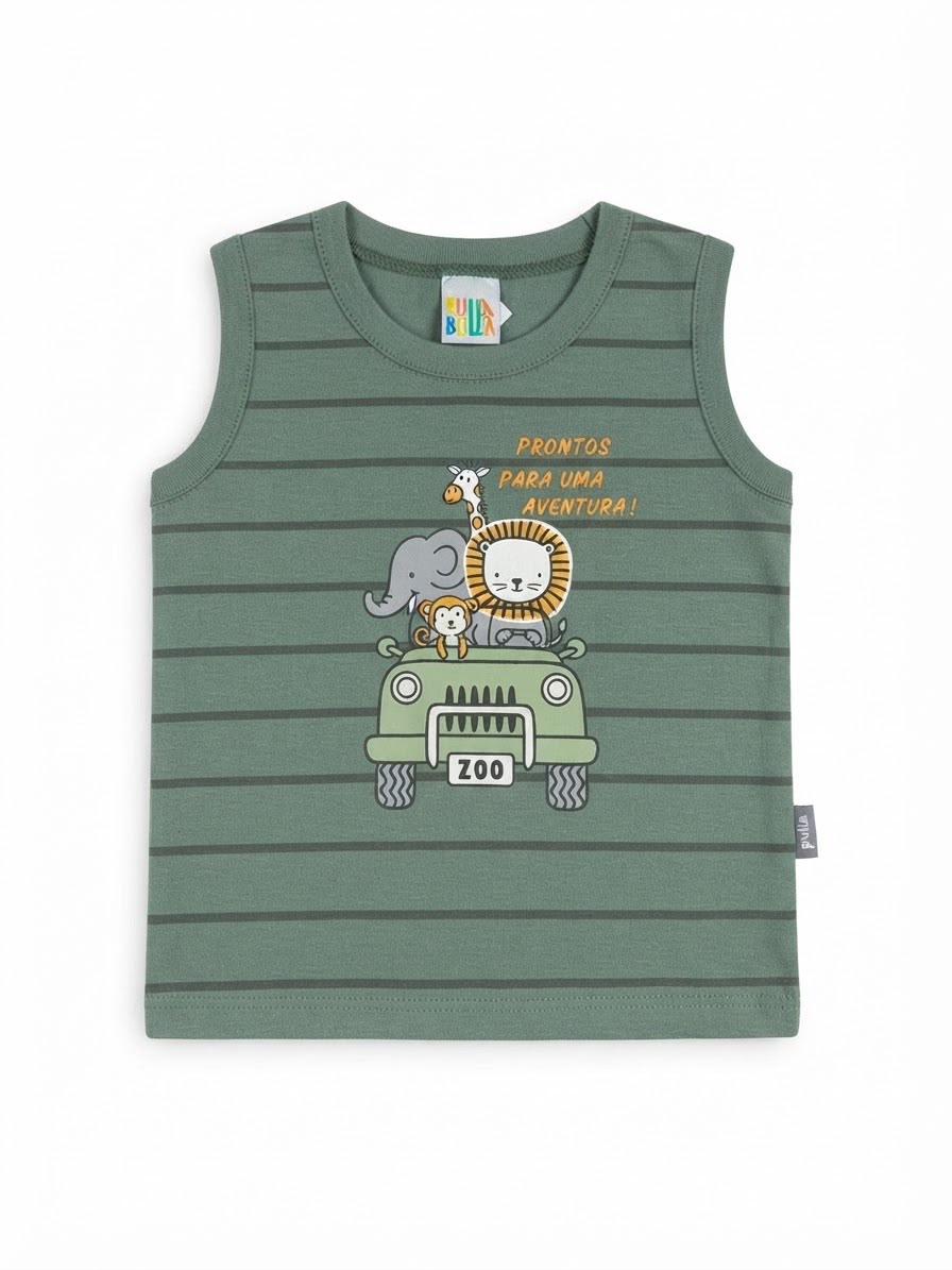 Musculosa Aventura Pulla Bulla - Verde