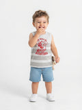 Musculosa Dog Aventura -Gris