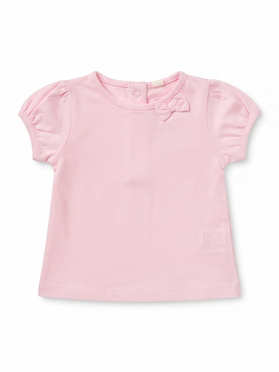 Remera Bow - Rosa