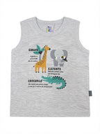 Musculosa Animales - Gris