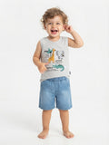Musculosa Animales - Gris