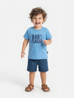 Remera Baby Saur - Celeste