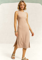 Vestido Basic Lunender - Beige
