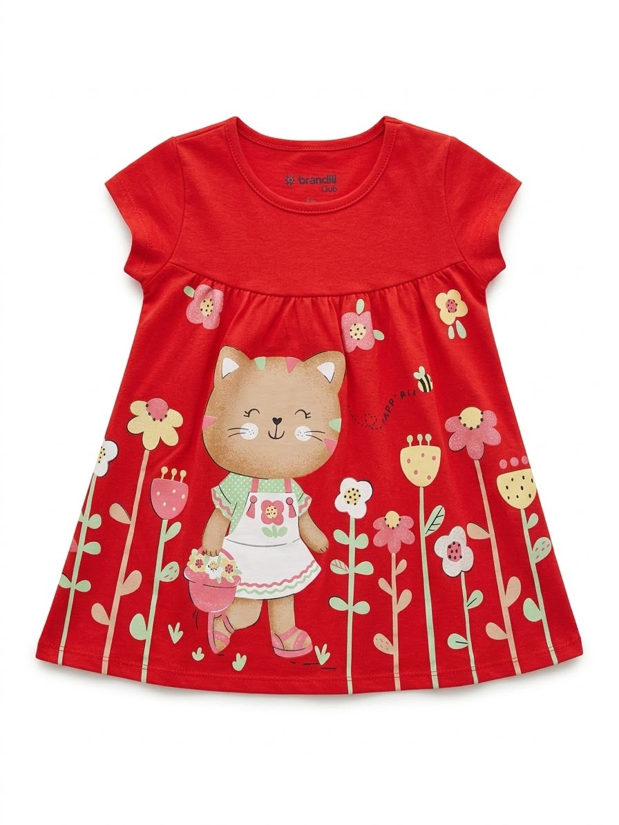 Vestido Gato Brandili - Rojo