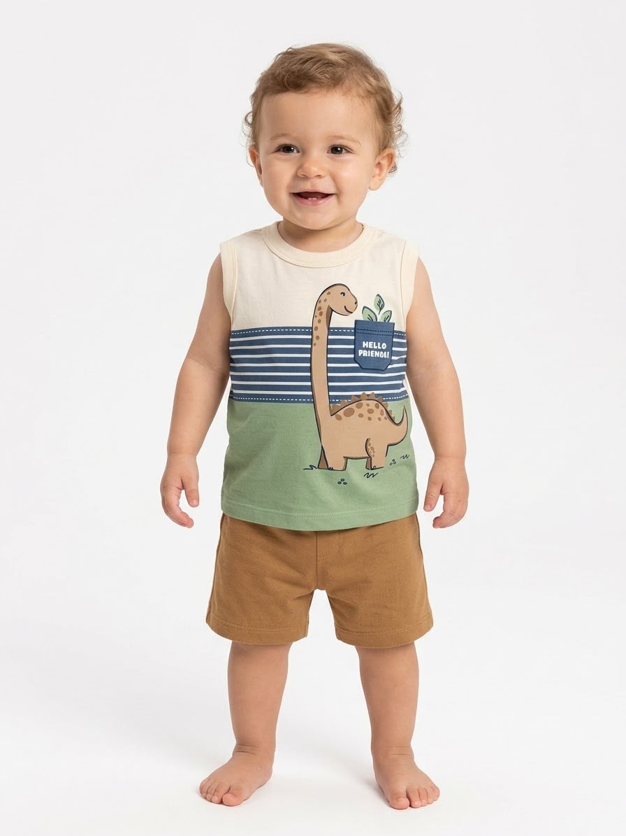 Conjunto Dino Brandili - Beige