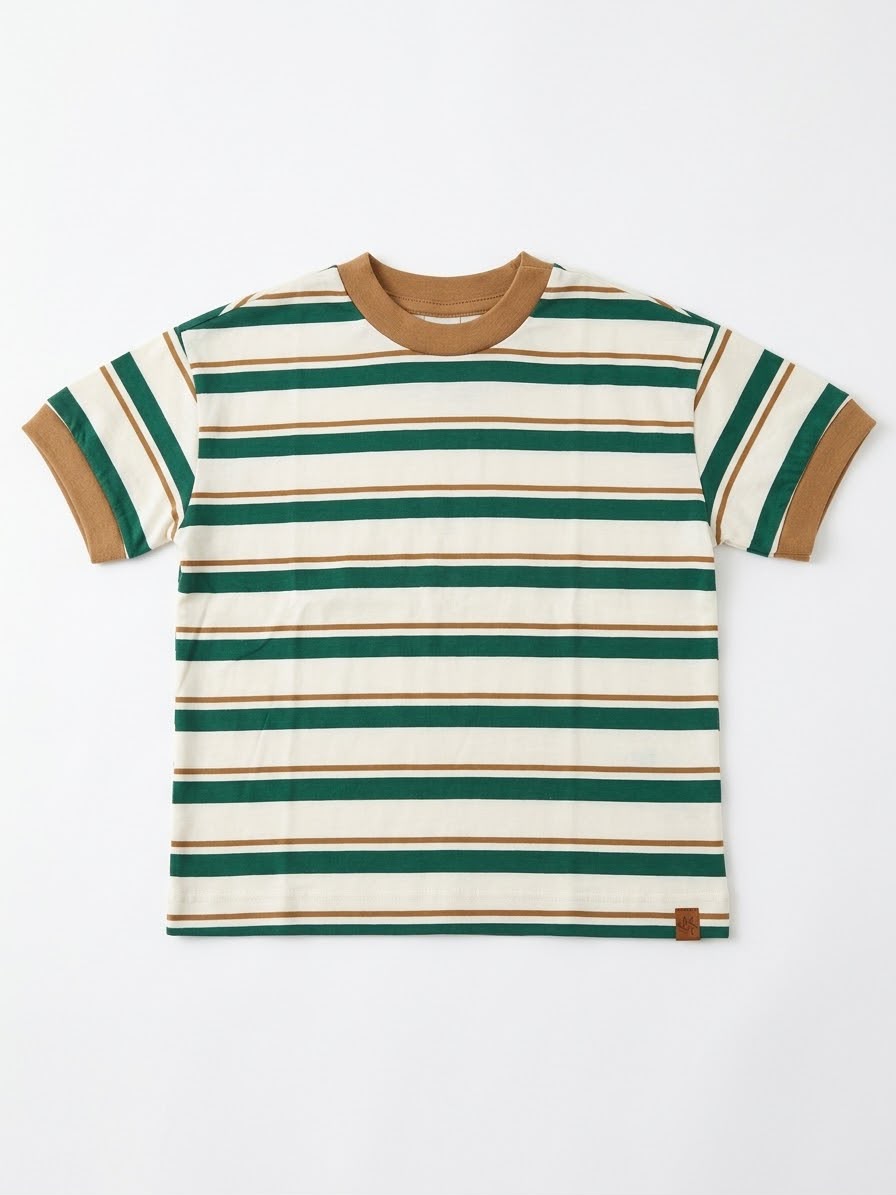 Remera Brandili - Verde/Beige