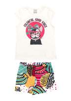 Conjunto Colorful - Blanco