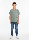 Camisa Manga Corta Verde