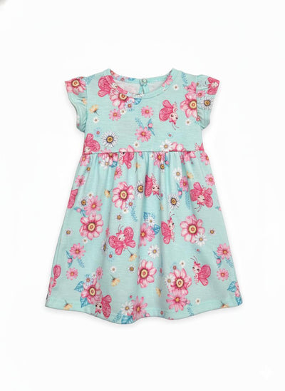 Vestido Alakazoo Estampa Verde Agua