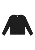 Remera Manga Larga Preto