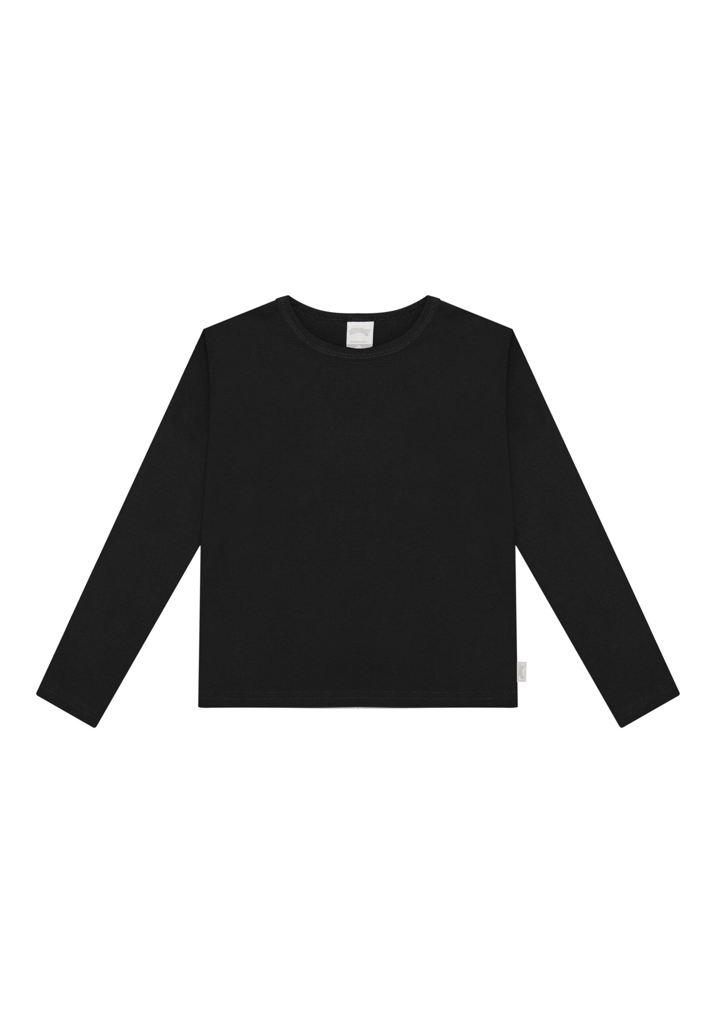 Remera Manga Larga Preto