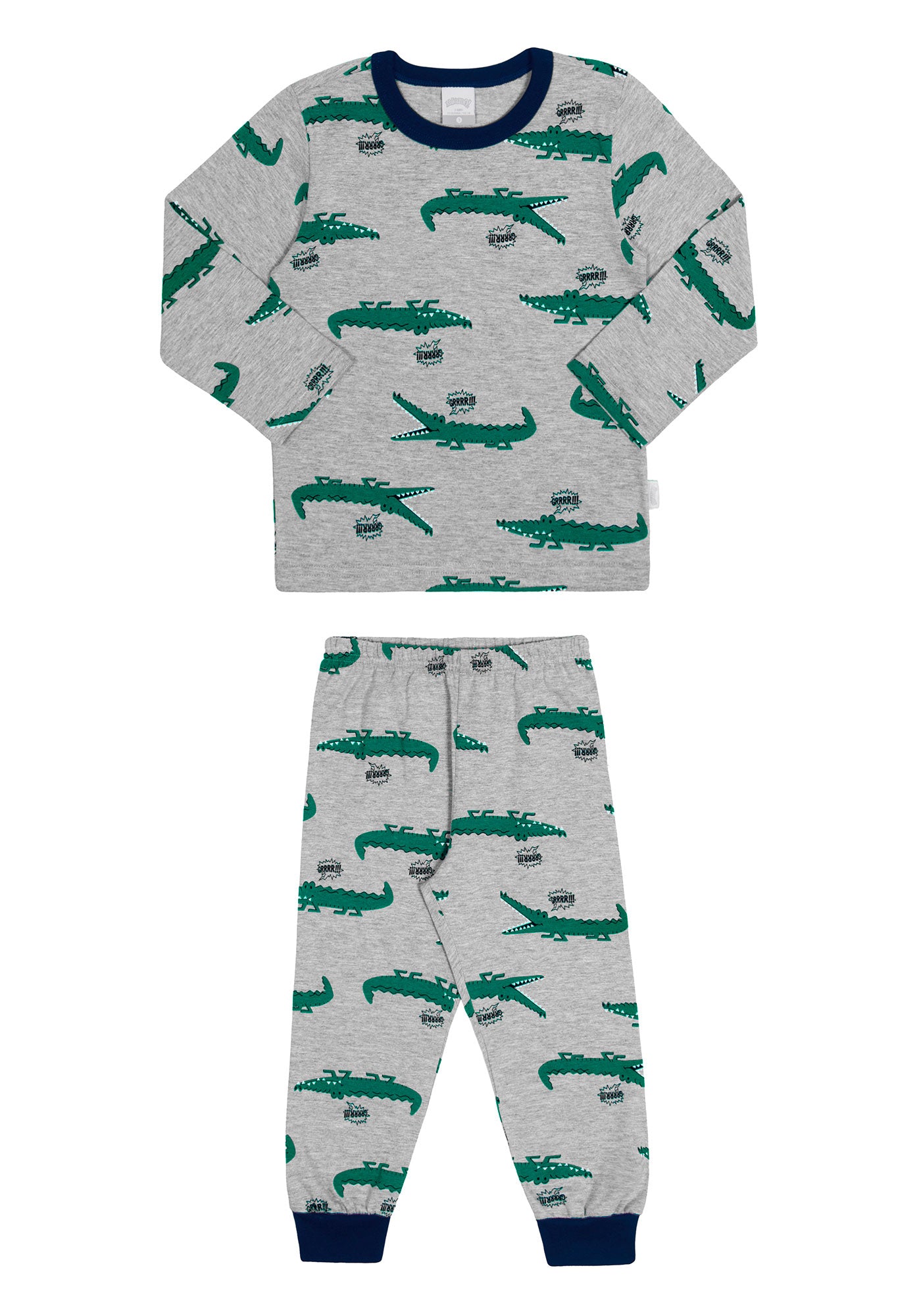 Pijama Cocodrilo - Gris