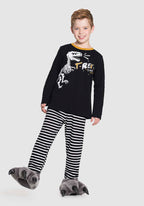 Pijama  T-Rex - Preto